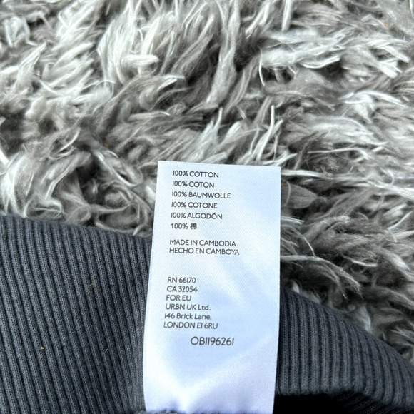 Pilcro by Anthropologie Women's Donna Tunic Pullover Sweater Wide Neck Gray Sz M - Picture 9 of 10